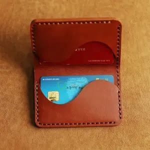 [하프클럽/]가죽 태극 지폐수납 카드지갑 프리미엄