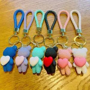 [하프클럽/]귀여운 가방 백팩 자동차 차키 열쇠 고리 키링