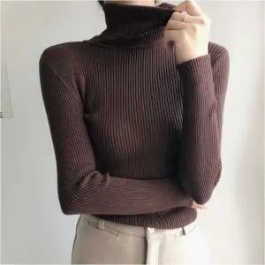 여자 골지 겨울이너 슬림핏 터틀넥 기본 목티 8색 터틀넥티