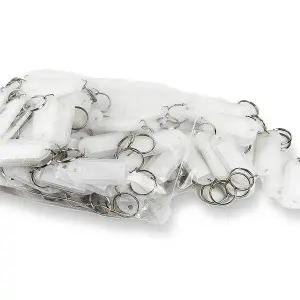 [하프클럽/]키홀더흰색 100개 차 키홀더 아크릴 가방 차키홀더