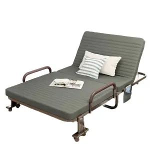 도비에닛 접이식 간이 접히는 슈퍼싱글 두 침대 등받이 공간활용 철제 너비