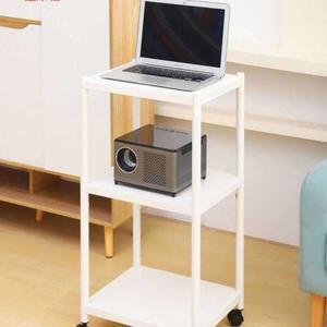 트레이 바퀴달린 사무실 수납 주방 3단 빔 영사대 수납장 프린터 프레임 화이트