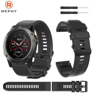 Garmin호환 Fenix 5 6 7 8/포어러너용 QuickFit 20mm 시계줄 스트랩  퀵핏 팔찌 스트랩 손목밴드 실리콘 20