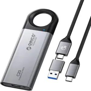 ORICO 2TB 휴대용 SSD 최대 2100MBs USB 32 Gen 2 USBC 외장 솔리드 스테이트 드라이브 Windows Mac 및