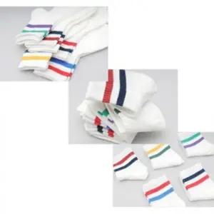 흰양말 스포티한 유아동 세트 스포츠 초등 학생 양말 집생일선물 아기 키즈