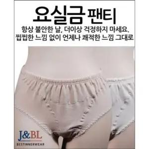 2묶음 뛰어난 흡수성 위생적인 요실금 맥시팬티110 여성 팬티
