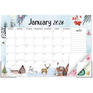 Guasslee 데스크 캘린더 2026-2027, 18개월 데스크/월 캘린더, 2026년 1월 - 2027년 6월, 17인치 X 11 5인치 모서리 보호대가 있는 월간 플래너, 홈 오피스용 두꺼운 종이