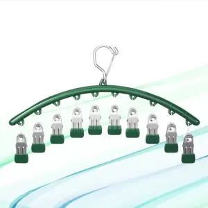 튼튼한 집게형 빨래걸이 접이식 세탁 건조대 (WFKC358)