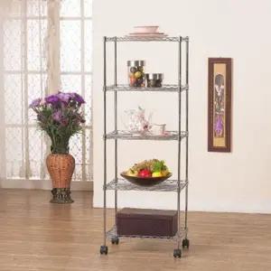 5단수납선반 메탈선반 수납선반 450메탈선반 450 강철철제선반