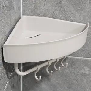 코너 모서리 진열 선반 부착형 다용도 라운드 수납 (WFKD3A3)