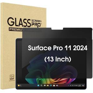 Surface Pro 11 13인치 2024용 ProCase 개인정보 보호 화면 보호기, 스파이 방지 강화 유리 필름 가드 출시