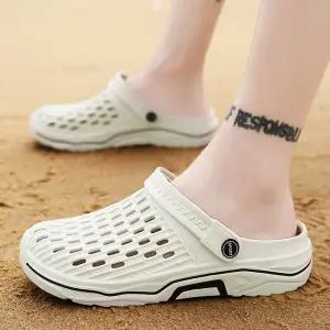 고품질 데일리 투웨이 아쿠아 슬리퍼(260mm) (아이보리)  펀칭샌들 (WFKDTAK)