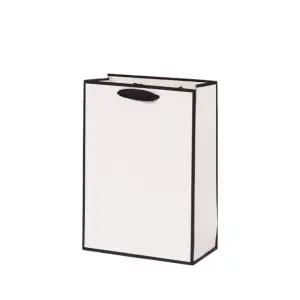 화이트 대형쇼핑백 세로형 대형 모서리디자인 화이트대형가방 (WFKC4ED)