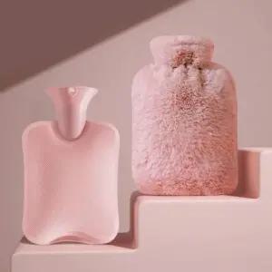 고품질 물주머니 보온 찜질팩 온수 겨울 생리 극세사커버 생리 (WFKEMRM)