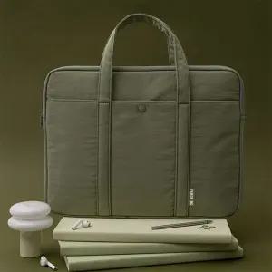 [옷자락]남녀공용 방수 나일론 토트백 회사원용 노트북가방