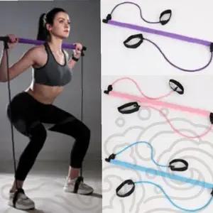 테스 스틱 탄력밴드 홈트레이닝 운동기구 스트레칭 요가봉 전신운동 근력