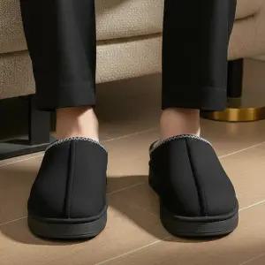 [옷자락]남자 포근한 홈웨어 데일리 실내외 겸용 뮬 슬리퍼