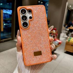 블링 멀티컬러 라인스톤 폰 케이스 삼성 S26 울트라 플러스 S25 + 갤럭시 S24 S23 글리터 카메라 보호 커버