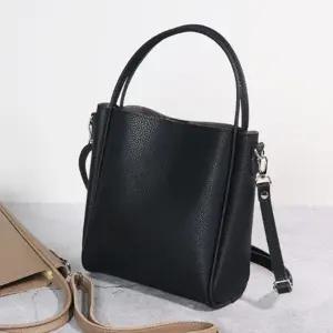 고품질 여성 데일리 토트백 토트크로스 출근용 가방 블랙 (WFKDXQO)