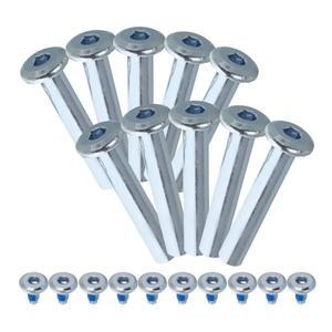 호환 20 세트 내구성 알루미늄 합금 롤러 스케이트 나사 육각형 디자인 보드 부품 유지 교체