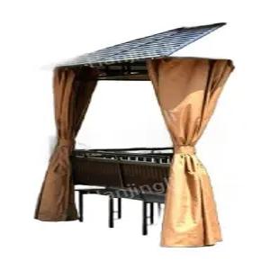 고품격 아연도금 야외정원빌라 옥상 테라스 루프탑 캐노피 차양 파빌리온 사주정자 쉼터 대형