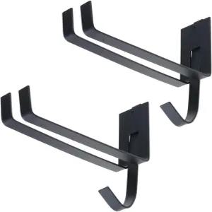 ZYOUQI 2PCS 스노보드 디스플레이 마운트 랙 서핑보드 벽 스탠드 실내 보관함 및 스케이트보드 장착 보관