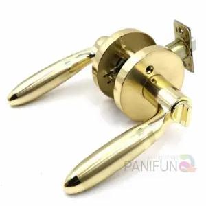 골드6000 목문손잡이 침실용 도어 문고리 나무문 핸들 방문화장실 욕실문 안방문 예쁜