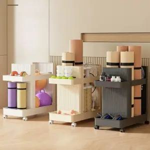 운동기구정리함 요가매트수납 라켓 수납바구니 운동매트