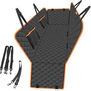 반려견용 푸물룰루 반려견 카시트 커버 뒷좌석용 100 방수 반려동물 시트 자동차 세단 SUV 및 트럭-퍼피