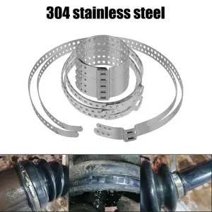 등속조인트 볼 케이지 클램프 스틸 키트 CV 조인트 부트 크림프 구동축 20- 50mm 50- 120mm 5개