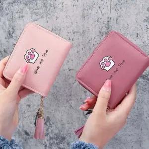 [하프클럽/]여자 카드 동전 직장인 교통 미니 명함 소형 지갑