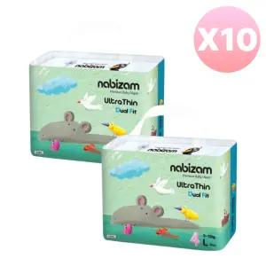 나비잠 기저귀 울트라씬듀얼핏 밴드형 대형 36p X20팩 BNS