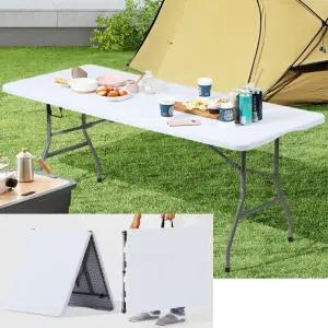 야외 캠핑 행사 매대 접이식 1800 플라스틱 테이블 옥상 휴대용 간이 편의점 식탁