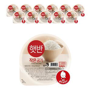 CJ 햇반 작은공기 130g, 12입, 1개