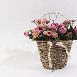 라난귤러스 조화바구니 화동바구니 벽걸이장식
