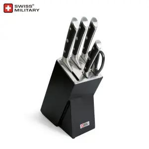 스위스밀리터리 주방칼세트 칼블럭세트 슈비츠 나이프 6종 SM-NS601
