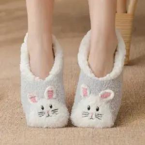 여자 겨울 실내화 수면 양말 덧신 캐릭터 수족 냉증