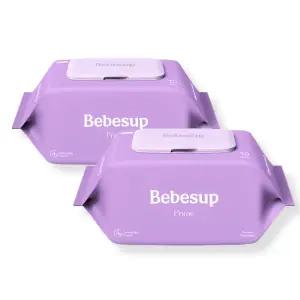 베베숲 프라임 아기물티슈 70매 캡 20팩70평량