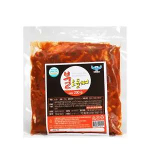 매운 돼지 직화 구이 오돌뼈 250g 밀키트 볶음