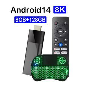 스마트 호환 TV 스틱 Q12 8K 셋톱박스 안드로이드 14 박스 올위너 H313 8GB 32GB 64GB 구글 어시스턴트 넷