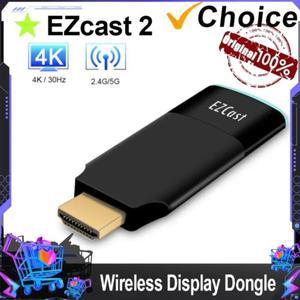 Ezcast 5G 무선 와이파이 어댑터 TV 스틱 디스플레이 동글 스크린 미러 DLNA 비디오 컨버터 아이폰 호환 17