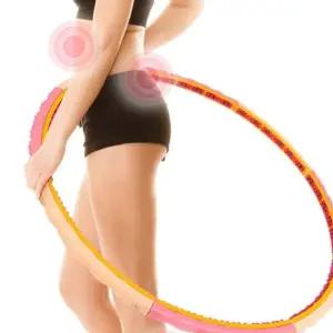 L19 지압 마사지 훌라후프 뱃살 허리 운동 헬스후프 2