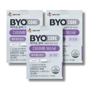 바이오코어 유산균 480mg 30캡슐 3박스 /wb