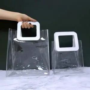 투명쇼핑백 PVC 비닐봉지 고급 선물 가방 포장 비닐가방