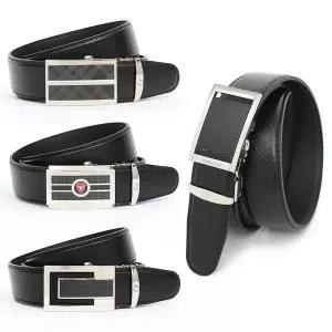 [콩심팥심]MTB01-05 몬타나블루 소가죽 자동 정장벨트 남성벨트