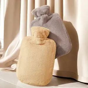 파스텔 컬러 퍼 보온 보냉 물주머니+커버 1L 찜질팩 (KYR-WFG3A65)