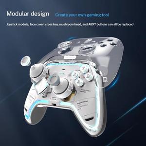 ZD Ultimate Legend 게임 컨트롤러 엘리트 모듈형 감각 RGB 스위치 전화 Bluetooth NS 태블릿 Steam Xbox