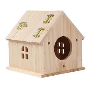 야외 새집 둥지 소형 새장 나무