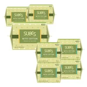 위드코튼 유기농 순면커버 생리대 중형 3팩+팬티라이너롱 4팩