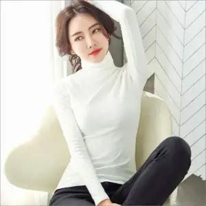 기모안감 티셔츠 3컬러 여자 이너티 터틀넥 목폴라 겨울
